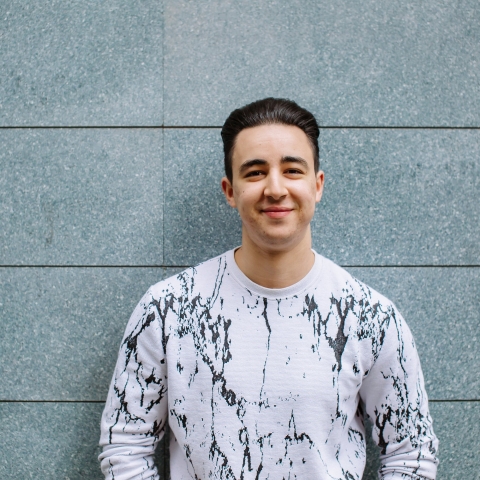 Male University of Portsmouth graduate volunteer