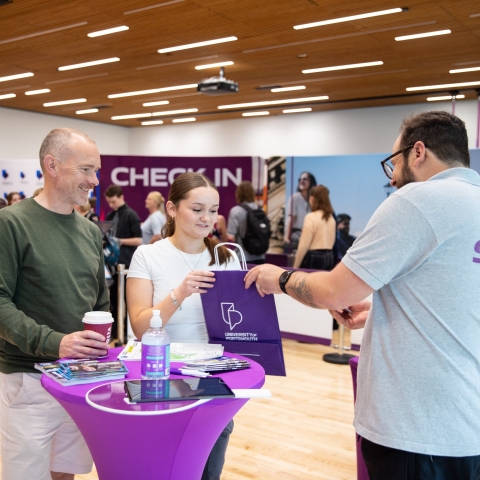 Check in at Open Day 2023