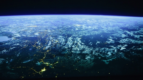 image of earth from above
