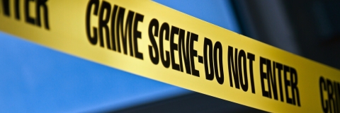 Yellow crime scene tape
