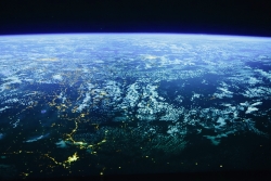 image of earth from above