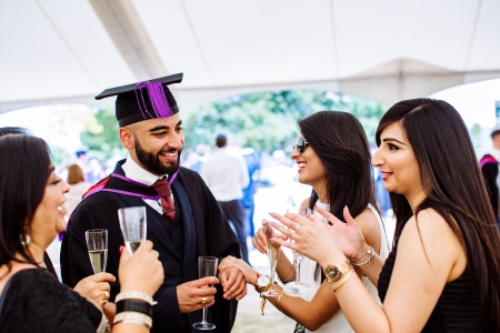 University of Portsmouth students at their graduation